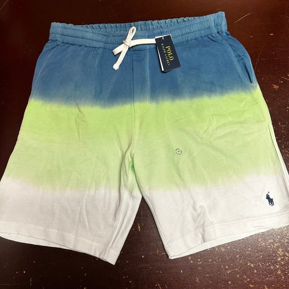 Polo Ralph Lauren Mens Multicolor Elastic Waist Pockets Comfort Shorts Size XL